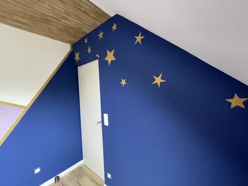 Peinture chambre d’enfant à Bénéjacq, Nay, Vincentretien