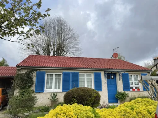 Démoussage d’une toiture à Nay, Nay, Vincentretien